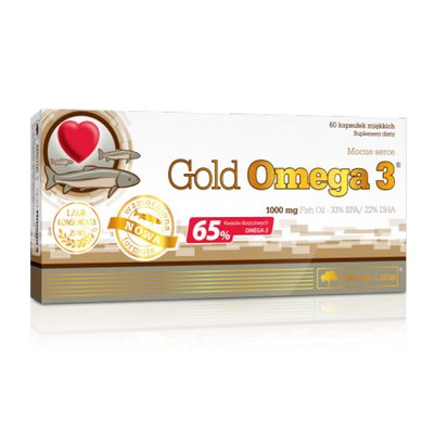 Gold Omega 3 65% (60 caps) 000000329 фото