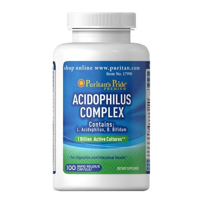 Probiotic Acidophilus Complex (100 caps) 000012044 фото