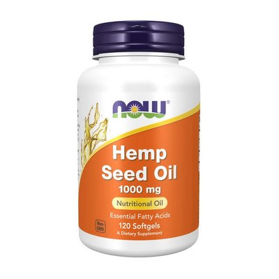 Hemp Seed Oil 1000 mg (120 softgels) 000023123 фото