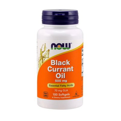 Black Currant Oil 500 mg (100 softgels) 000014297 фото