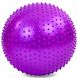 Мяч для фитнеса (фитбол) массажный 65см Zelart FI-1987-65 (PVC, 1100г,цвета в ассор,ABS технолог) FI-1987-65_Фиолетовый фото
