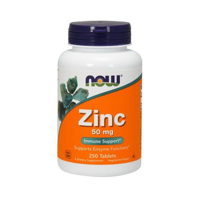 Zinc 50 mg (250 tabs) 000005857 фото