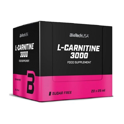 L-Carnitine Ampule 3000 (20 x 25 ml, lemon) 000003872 фото