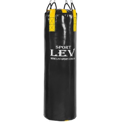 Мешок боксерский Цилиндр Тент h-100см LEV UR LV-2801 (наполнит.-ветошь, d-28см, вес-35кг(вес уточнять), цвета в ассортименте) LV-2801_Черный фото