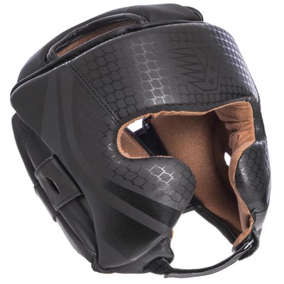 Шлем боксерский в мексиканском стиле кожаный VELO VL-2225 (р-р M-XL, цвета в ассортименте) VL-2225_Черный_M фото