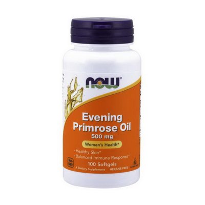 Evening Primrose Oil 500 mg (100 softgels) 000019860 фото