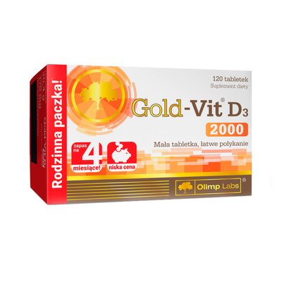 Gold-Vit D3 2000 (120 tab) 000015591 фото
