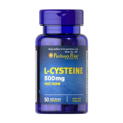 L-Cysteine 500 mg (50 caps) 000014858 фото