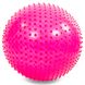 Мяч для фитнеса (фитбол) массажный 75см Zelart FI-1988-75 (PVC, 1400г,цвета в ассор,ABS технолог) FI-1988-75_Розовый фото