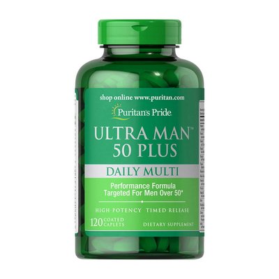 Ultra Man 50 Plus Daily Multi (120 caplets) 000019099 фото