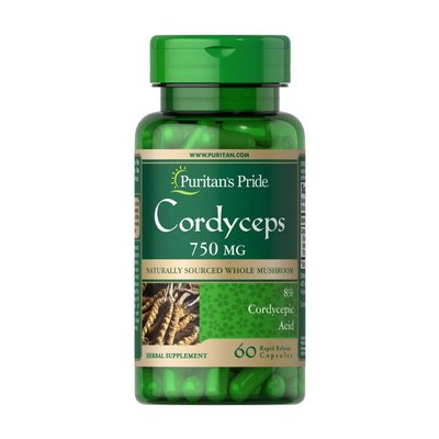 Cordyceps 750 mg (60 caps) 000019596 фото
