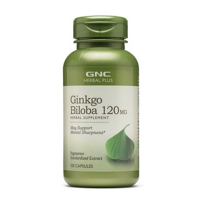 Ginkgo Biloba 120 mg (100 caps) 000021645 фото