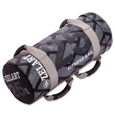 Мешок для кроссфита и фитнеса Zelart Power Bag FI-0899-25 (PVC, нейлон, вес 25кг, черный-серый) FI-0899-25 фото