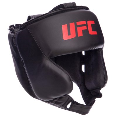 Шлем боксерский в мексиканском стиле PU UFC UHK-69759 (р-р M, черный) UHK-69759 фото