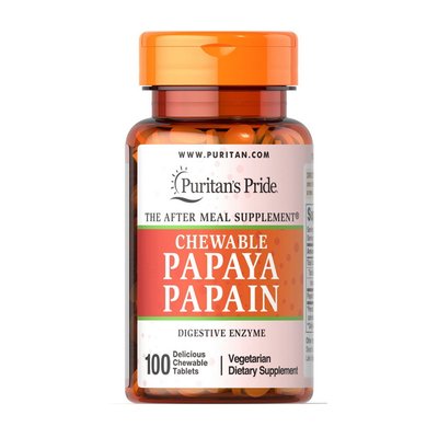 Papaya Papain Chewable (100 tabs) 000007925 фото
