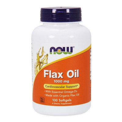 Flax Oil (100 softgels) 000010926 фото