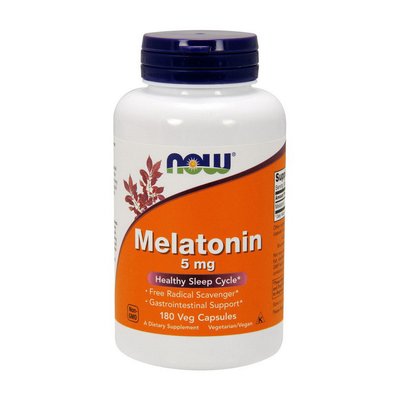 Melatonin 5 mg (180 caps) 000005404 фото