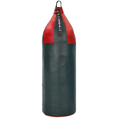 Мешок боксерский Шлемовидный Кирза h-75см Малый шлем BOXER 1005-02 (наполнитель-ветошь х-б, d-22см, вес-10кг, цвета в ассортименте) 1005-02_Черный-красный фото