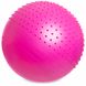 Мяч для фитнеса (фитбол) полумассажный 2в1 85см Zelart FI-4437-85 (PVC, 1400г, ABS, цвета в ассортименте) FI-4437-85_Фиолетовый фото