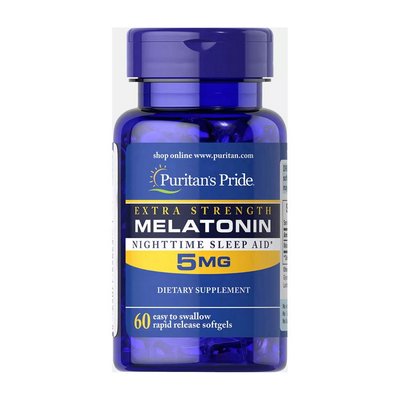 Melatonin 5 mg (60 softgels) 000007516 фото