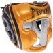 Шлем боксерский с полной защитой кожаный TWINS FHGL3-TW4 (р-р S-XL, цвета в ассортименте) FHG-TW4GD-BU FHGL3-TW4_Золотой-черный_S фото