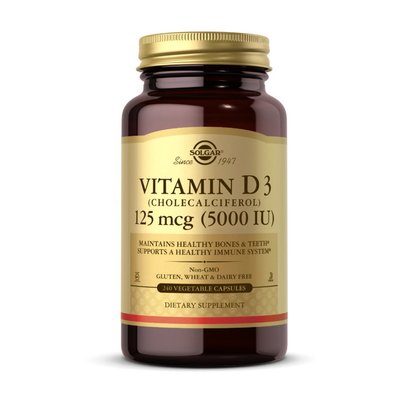 Vitamin D3 5000 IU (240 veg caps) 000020468 фото