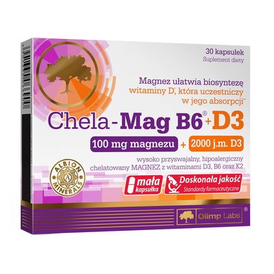 Chela-Mag B6 + D3 (30 caps) 000017794 фото