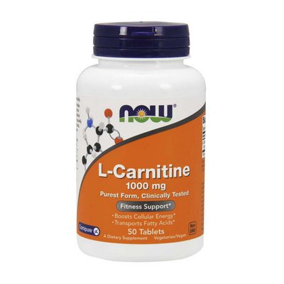 L-Carnitine 1000 mg purest form (50 tab) 000015980 фото