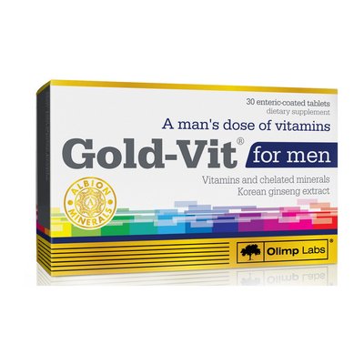 Gold-Vit For Men (30 tab) 000008732 фото