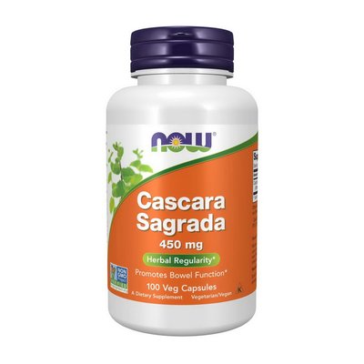 Cascara Sagrada 450 mg (100 veg caps) 000022414 фото