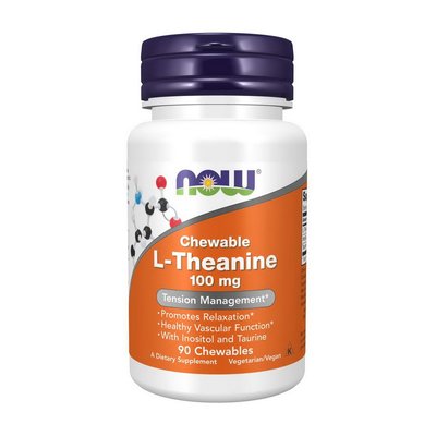 L-Theanine 100 mg Chewable (90 chewables) 000021961 фото