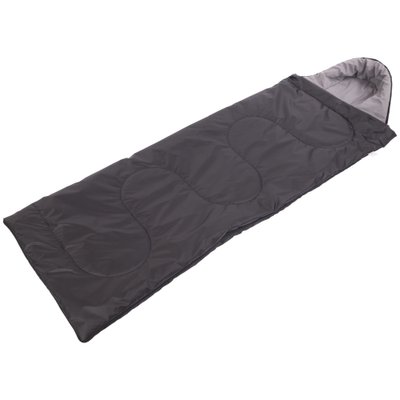 Спальний мішок ковдра з капюшоном CHAMPION Average SY-4083 SY-4083_Черный фото