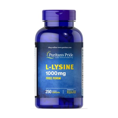 L-Lysine 1000 mg free form (250 caplets) 000020083 фото