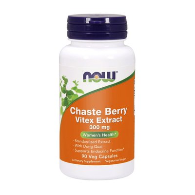 Chaste Berry Vitex Extract 300 mg (90 veg caps) 000021381 фото