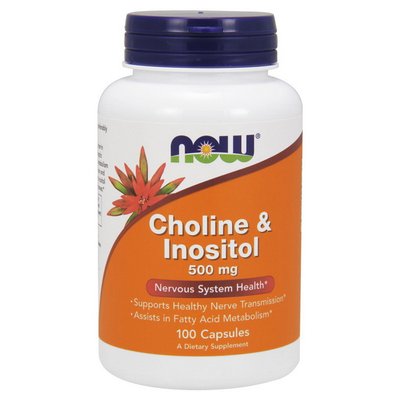 Choline & Inositol 500 mg (100 caps) 000010249 фото