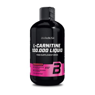 L-Carnitine 100 000 (500 ml, cherry) 000001032 фото