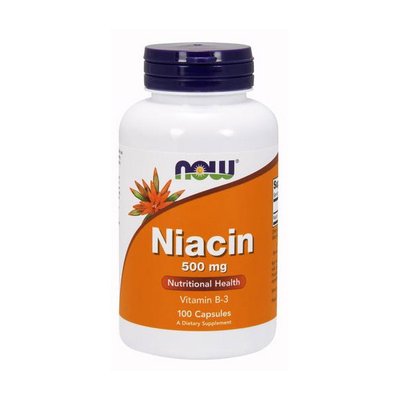 Niacin 500 mg (100 caps) 000007724 фото