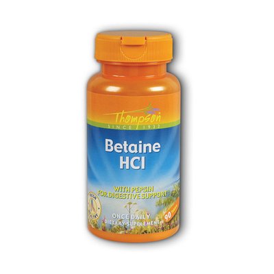 Betaine HCL with pepsin (90 tabs) 000021180 фото