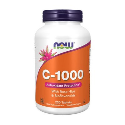 C-1000 with rose hips & bioflavonoids (250 tab) 000019079 фото