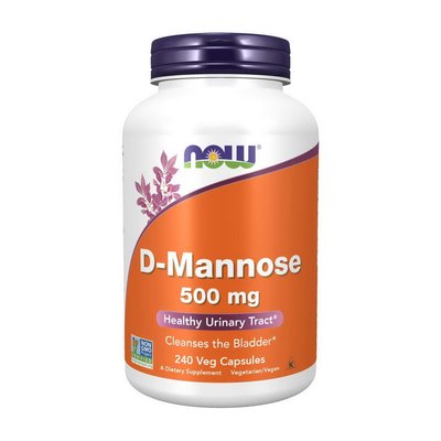 D-Mannose 500 mg (240 veg caps) 000021968 фото
