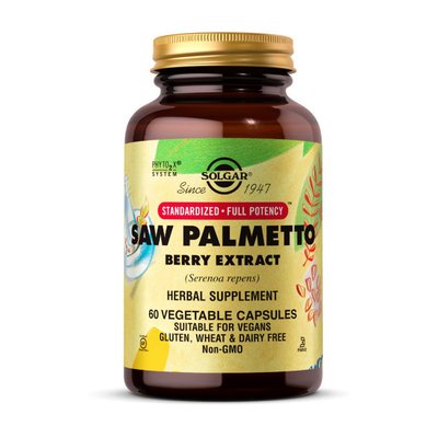 Saw Palmetto Berry Extract (60 veg caps) 000019770 фото