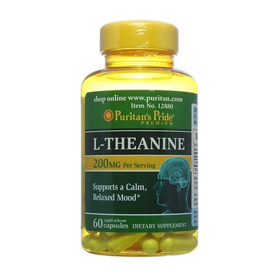L-Theanine 200 mg (60 caps) 000017586 фото