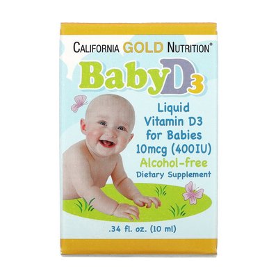 Baby D3 Liquid 10 mcg (400 IU) (10 ml) 000024595 фото