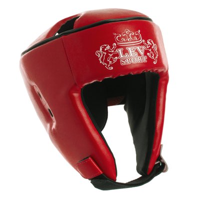 Шлем боксерский открытый LEV LV-4293 S-XL LV-4293_Красный_M фото