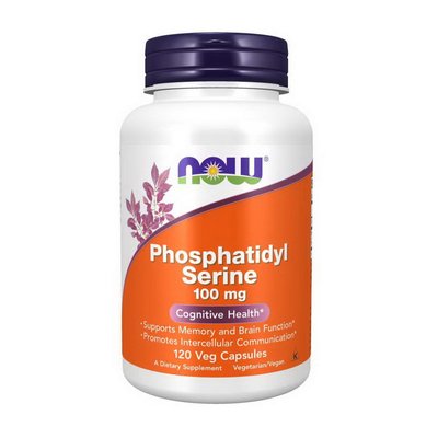 Phosphatidyl Serine 100 mg (120 veg caps) 000021395 фото