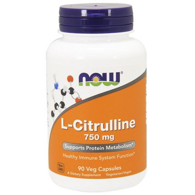 L-Citrulline 750 mg (90 veg caps) 000009926 фото