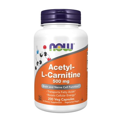 Acetyl-L-Carnitine 500 (200 veg caps) 000008926 фото