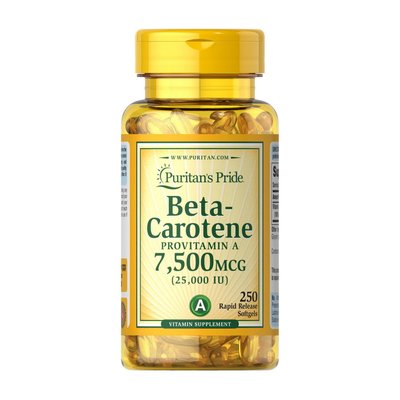 Beta-Carotene 7,500 mcg (250 softgels) 000020551 фото
