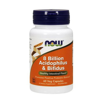8 Billion Acidophilus & Bifidus (60 veg caps) 000007750 фото