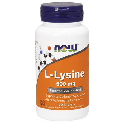 L-Lysine 500 mg (100 tabs) 000008131 фото